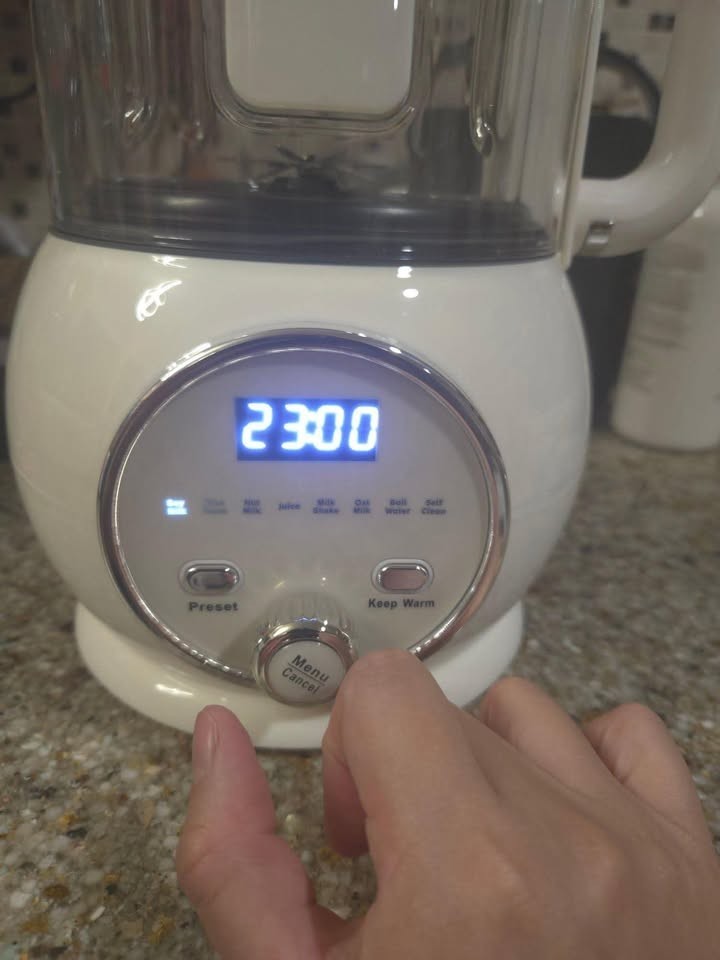 SRNPMIU 50oz Nut Milk Maker With Delay Start & Auto Cleaning