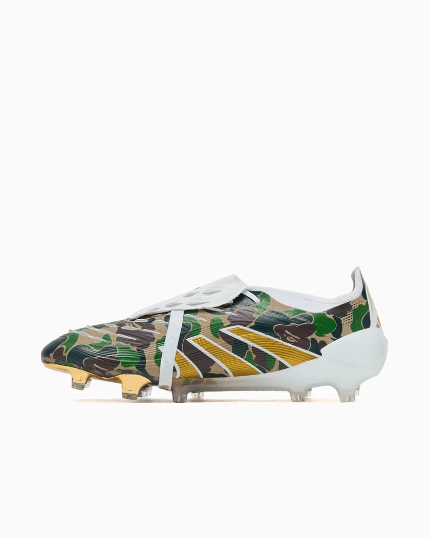 A BATHING APE x adidas Predator Elite FG Hemp Gold Metallic JS3104 Men's US4-14