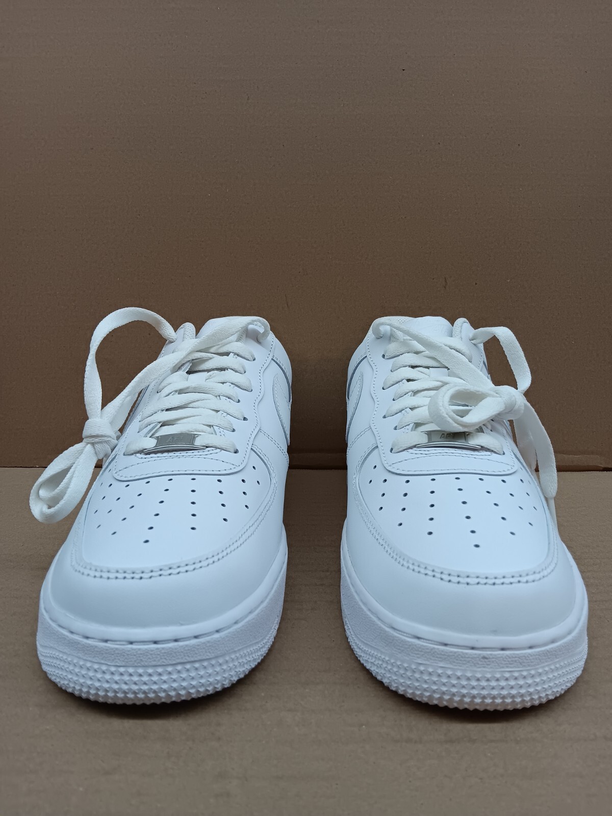 Nike Air Force 1 '07 Low top Triple White Shoe- US Size 12- CW2288-111