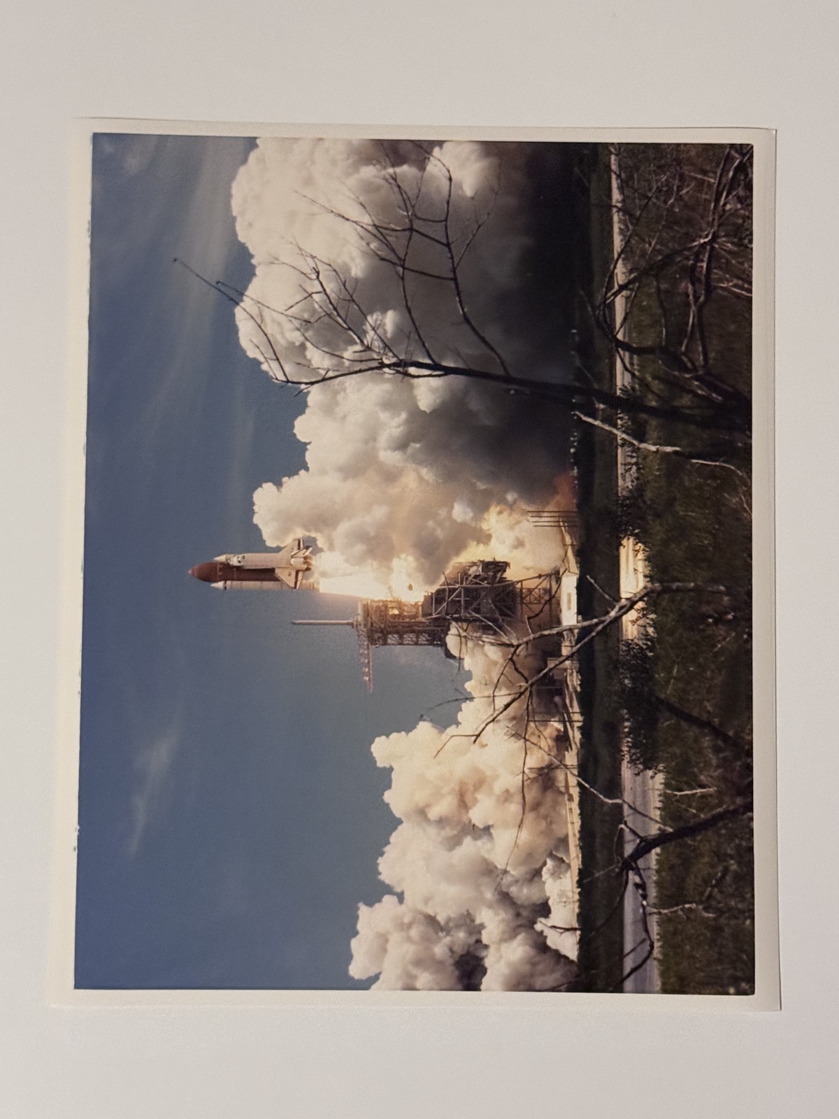 NASA STS-65 Columbia Lifts Off Carrying IML-2 Experiments Press Photo