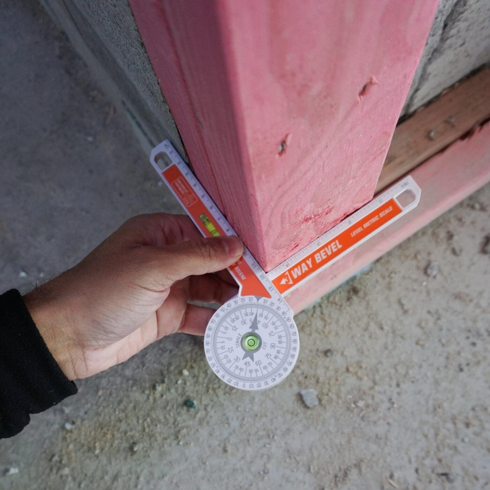 3 Way Bevel Angle Finder & Mitre Protractor - Multipurpose Precision Layout T...