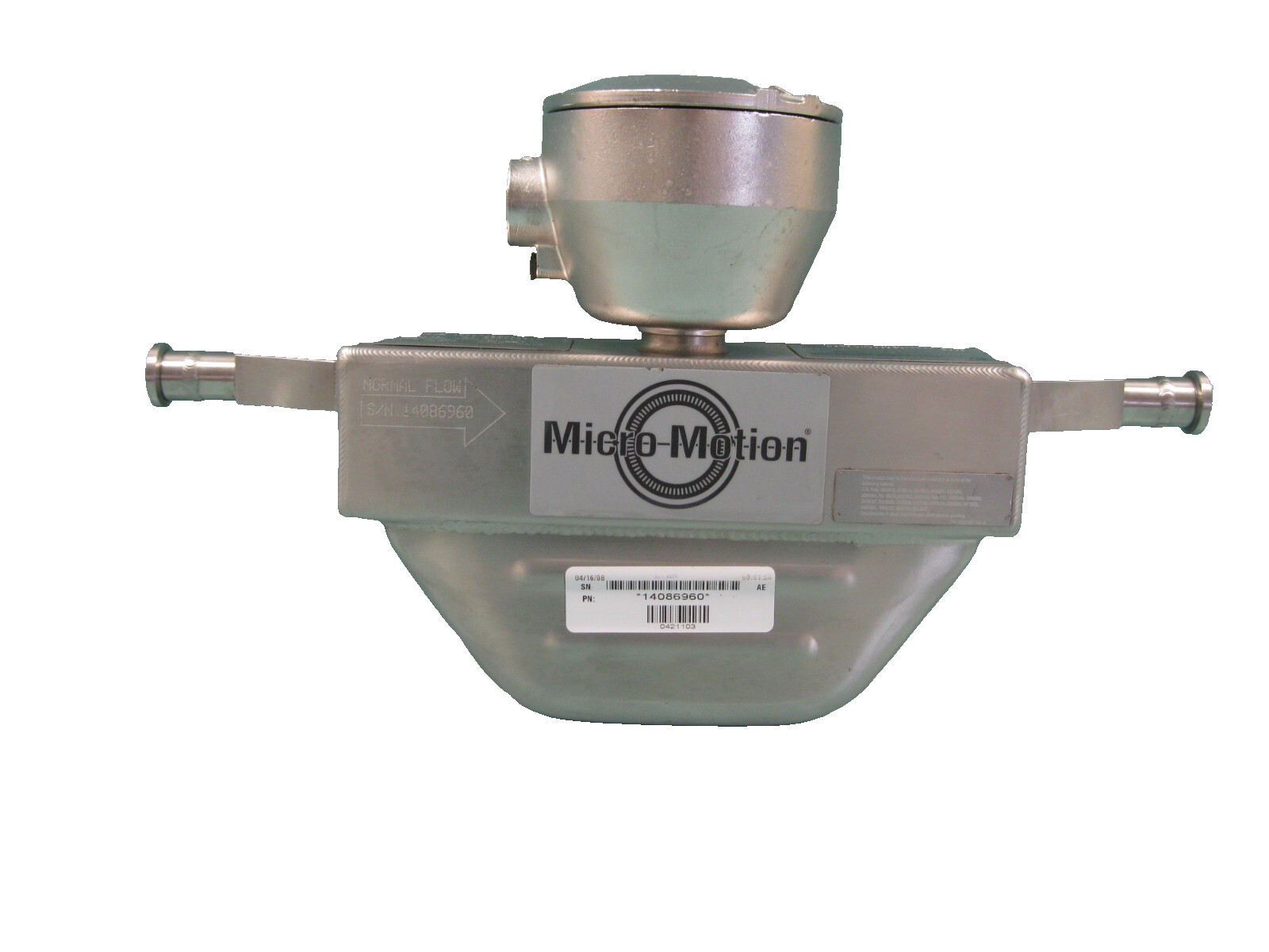 1/2" Micro Motion H025 S121NABAEZZZZ Mass Flow Sensor 700 Core Processor C8