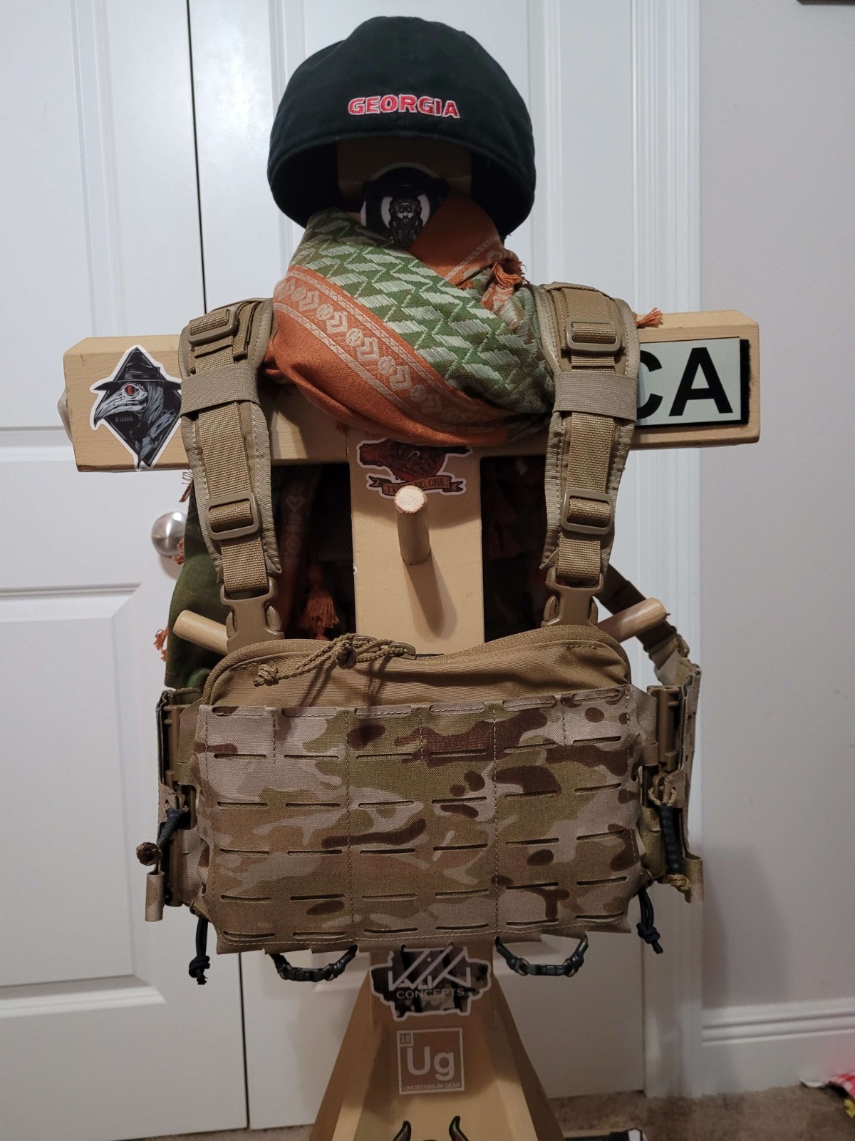 Shaw Concepts ARC Chest Rig w/ ARC Placard V3 in Multicam Arid