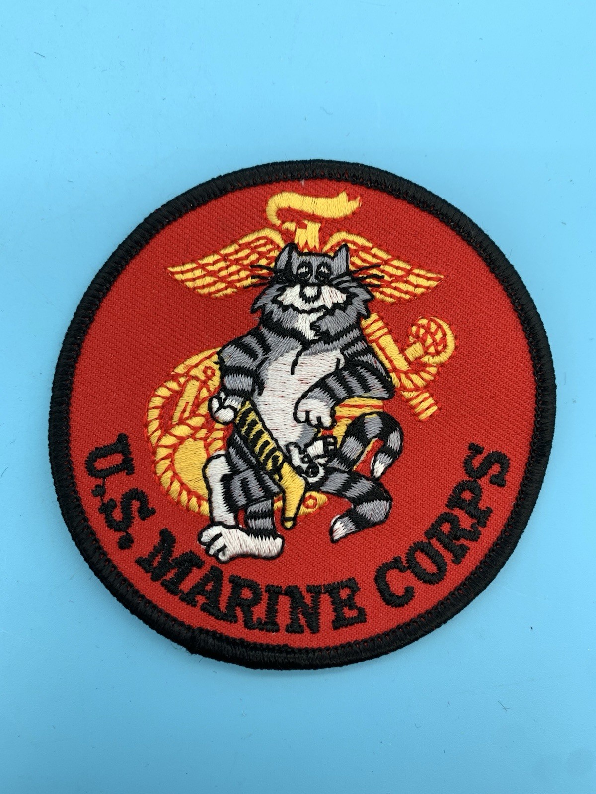 US MARINE CORPS Tomcat Embroidered Patch