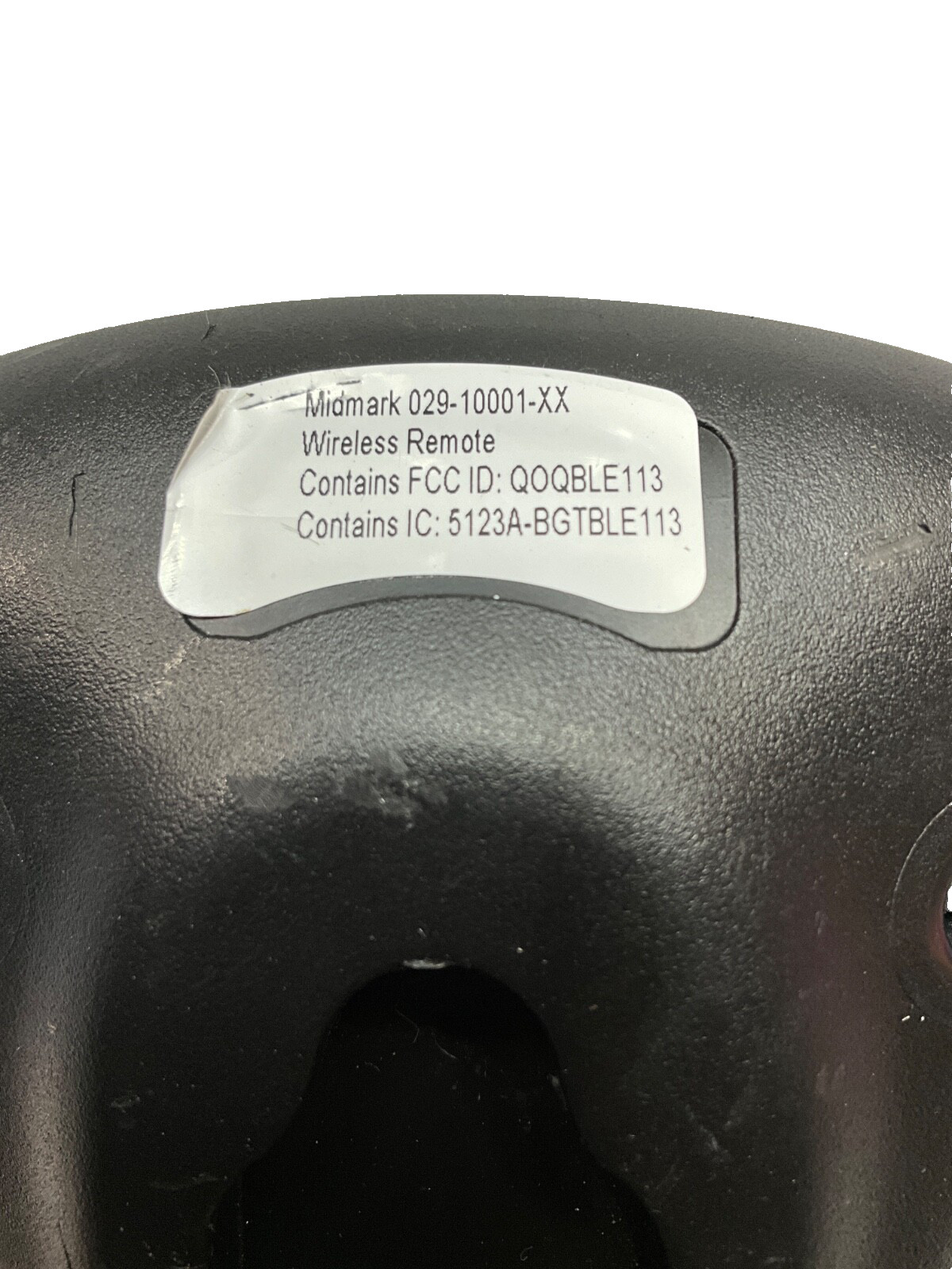 WIRELESS HAND REMOTE, Medical Chair Midmark P/N 029-10001-XX