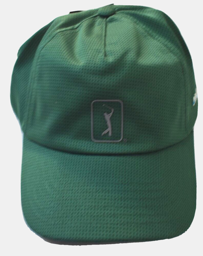 PGA Tour Mens Hunter Green Airflux Hat Cap New With Tags