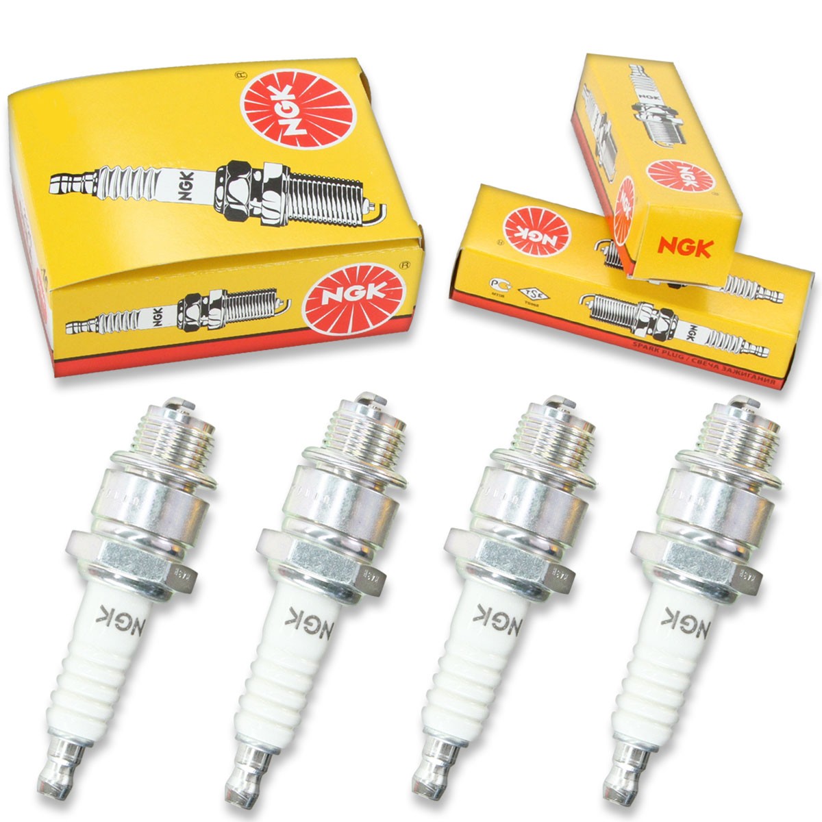 4pcs 00-04 Eikon NGK Standard Spark Plugs 50 Kit Set Engine dh