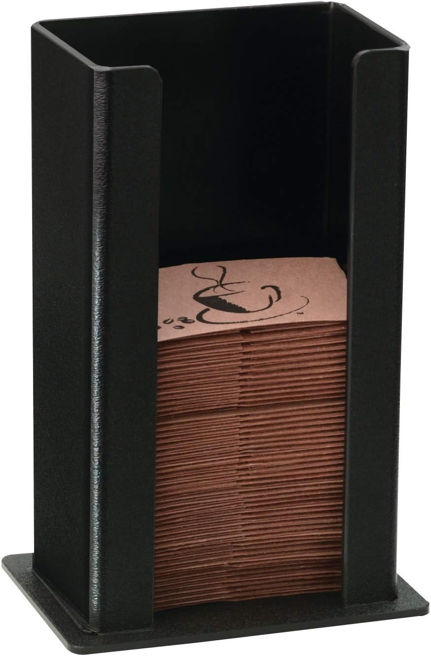 SLV-H-1BT Countertop Coffee Sleeve Dispenser, Durable Black Polystyrene Organize