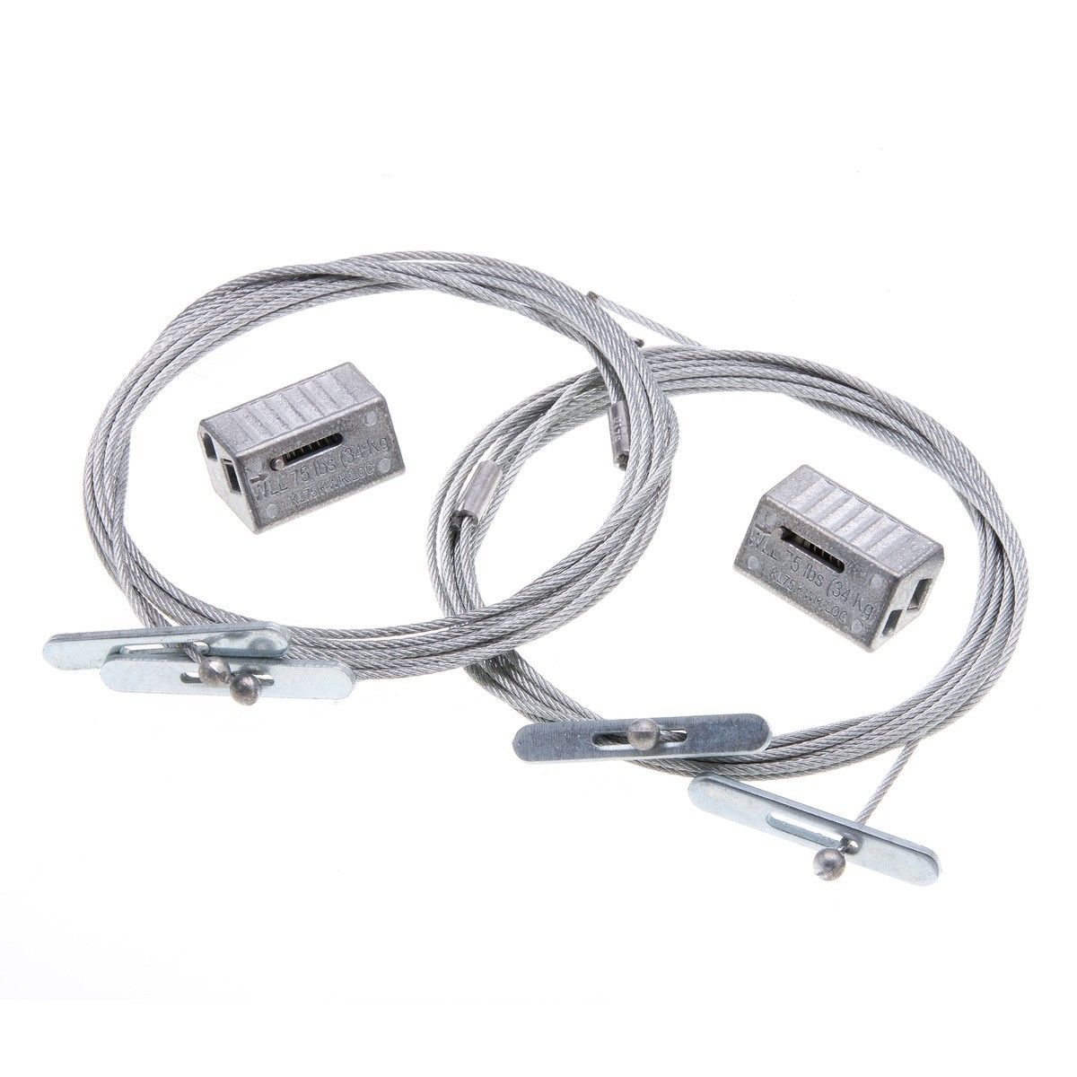 Dyna-Tite *RWC2Y18T10K* Y-Toggle Kit With Two 10-75lb Cable Locks 10ft Wire Rope
