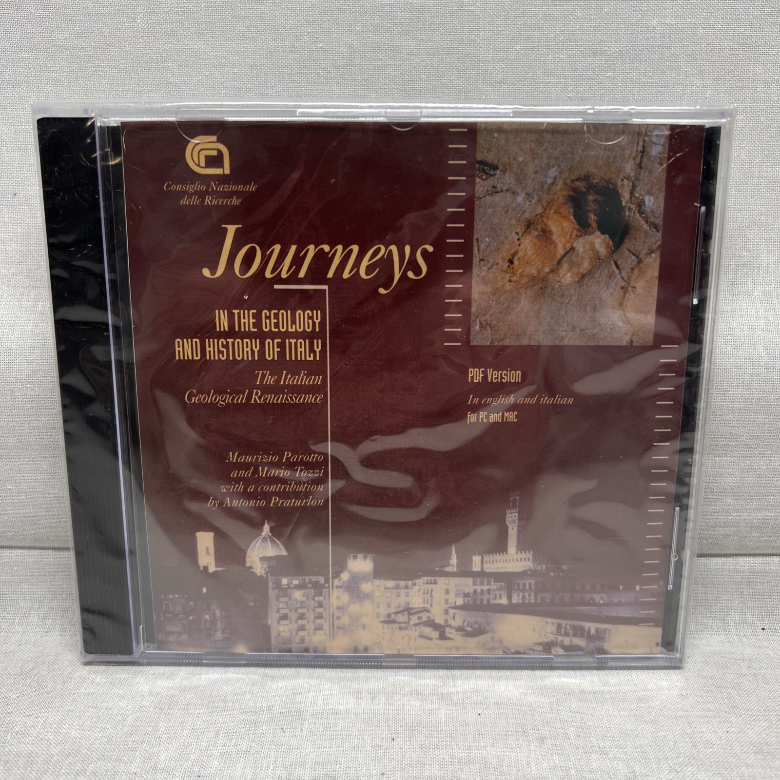 *NEW* JOURNEYS IN THE GEOLOGY AND HISTORY OF ITALY CD-ROM
