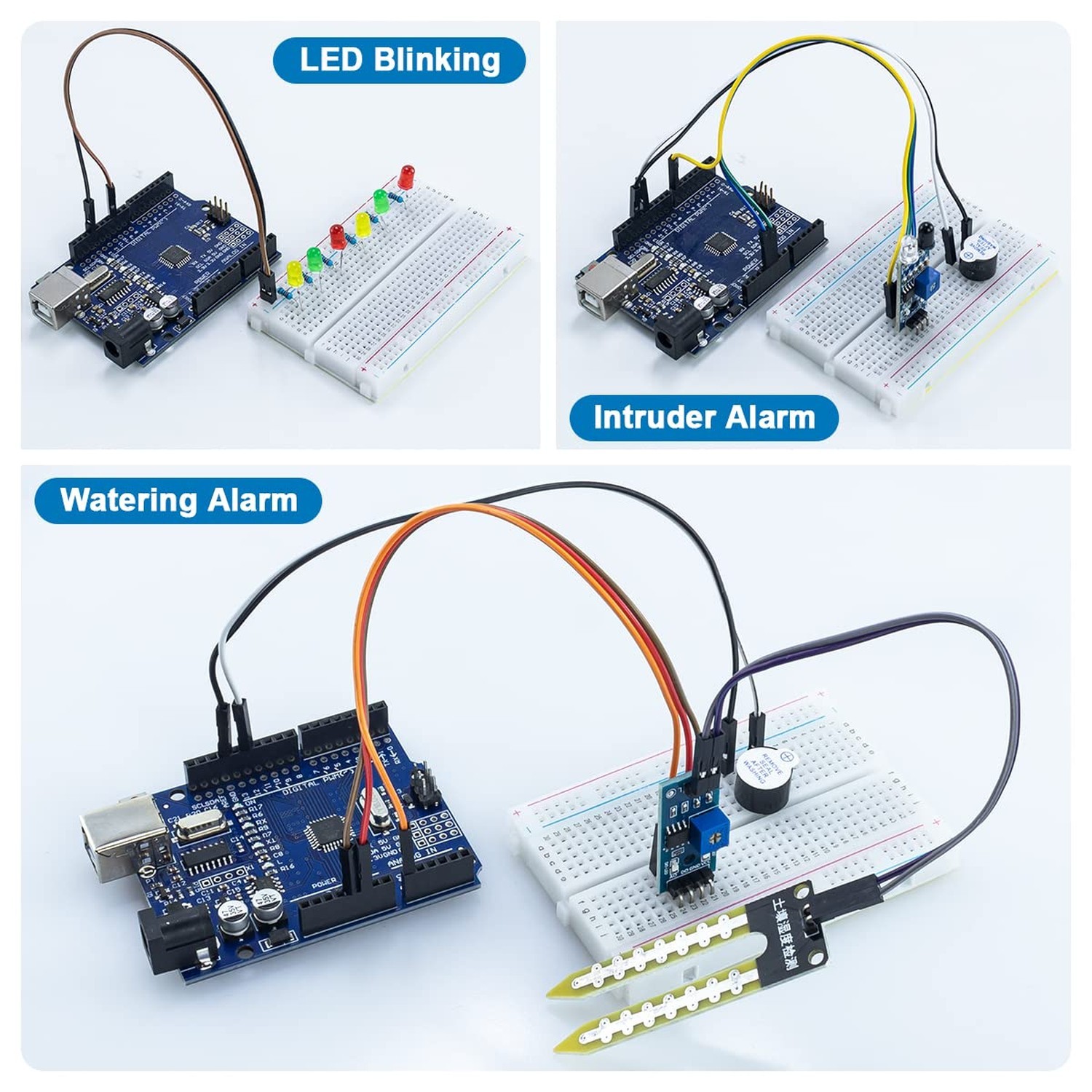 LAFVIN Basic Starter Kit with R3 CH340,Breadboard + Retail Box Compatible wit...