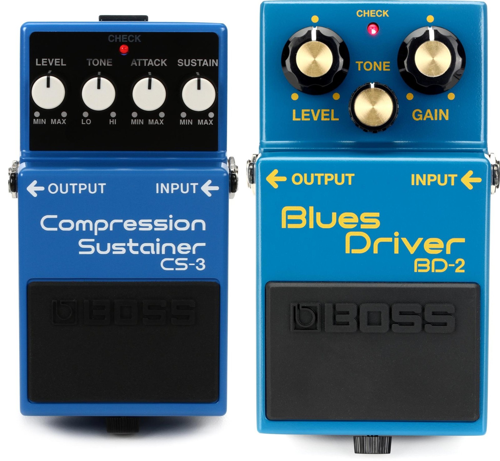 Boss CS-3 Compression Sustainer Pedal + Boss BD-2 Value Bundle