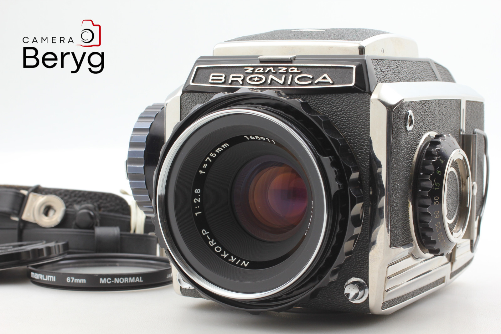 [Near MINT+++] Zenza Bronica S2 Film Camera NIKKOR P 75mm f/2.8 Lens From JAPAN