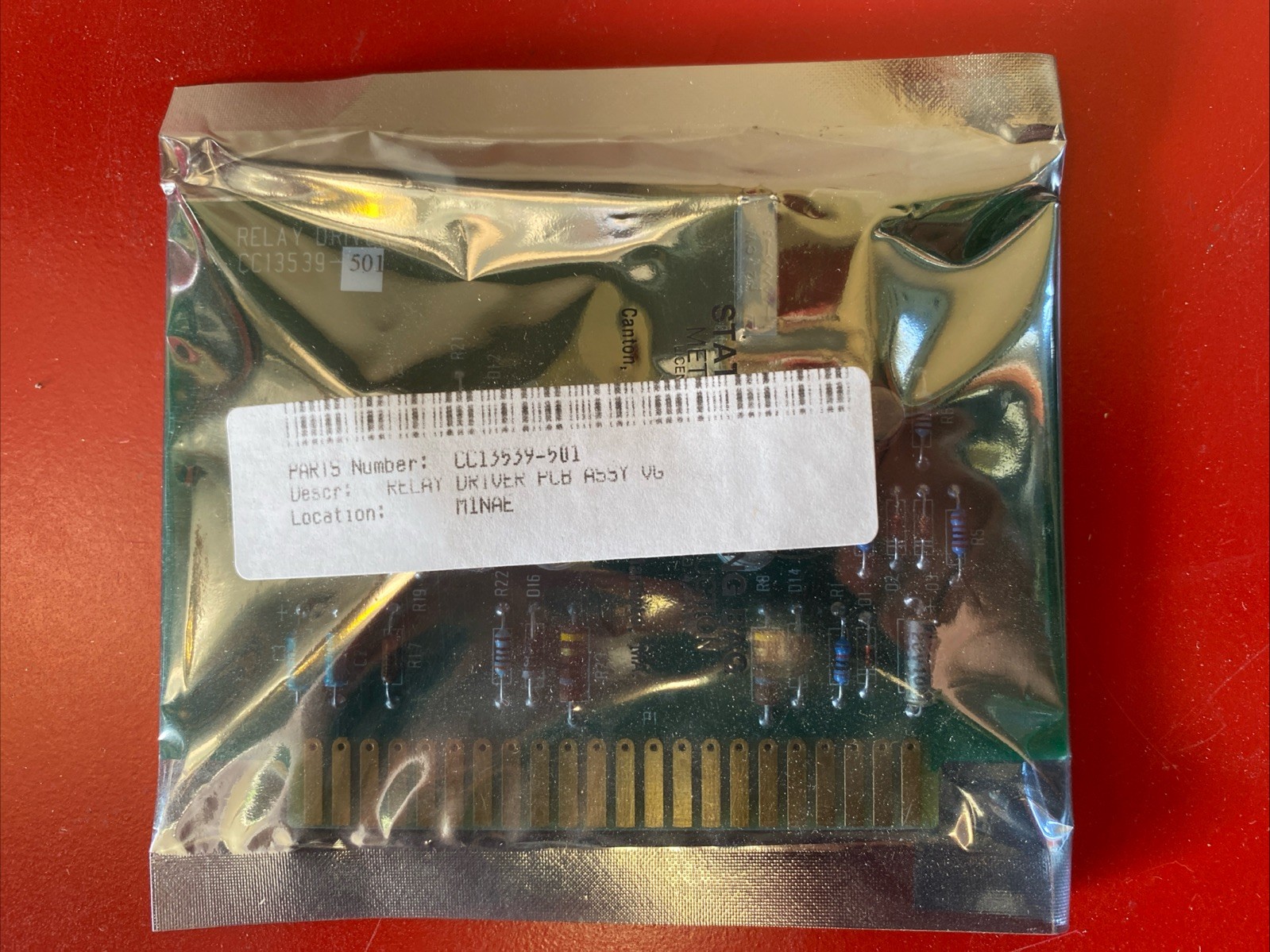 NEW - Butler Automatic CC13539-501 Relay Driver Board