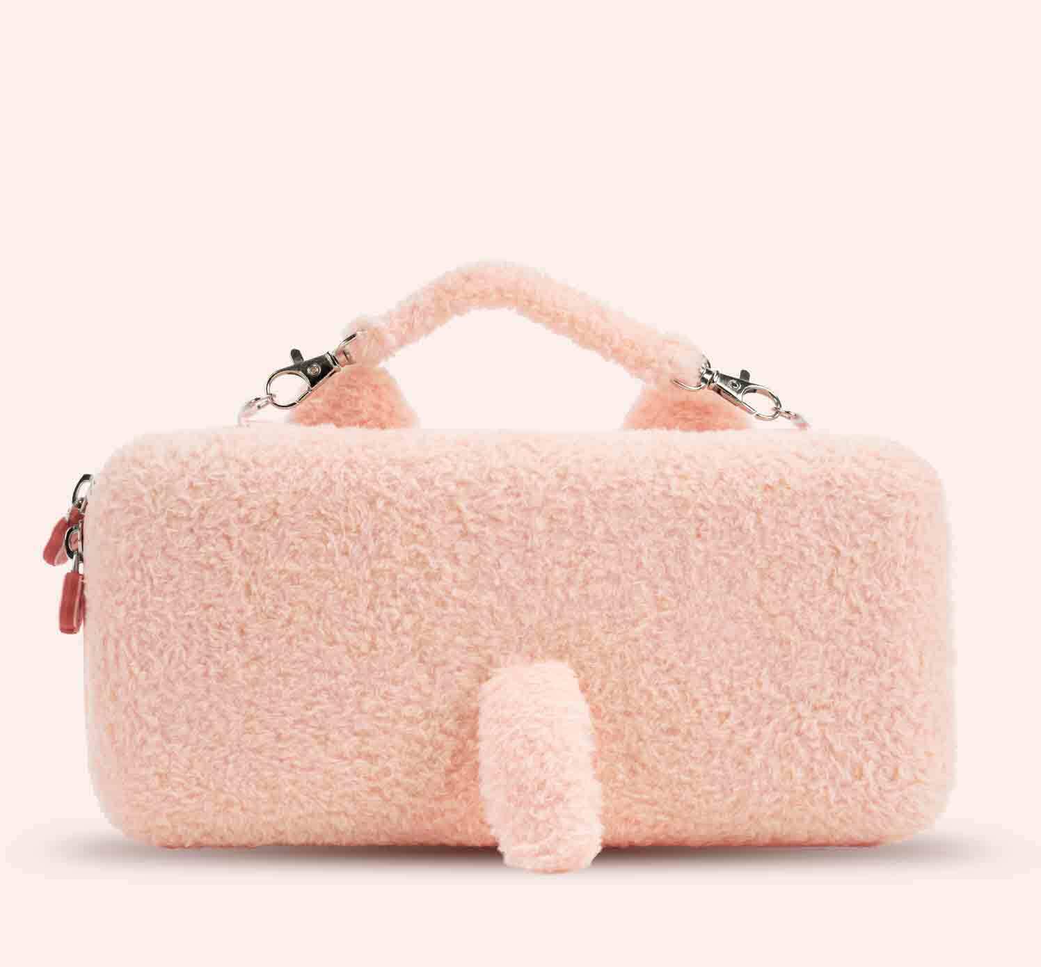 GeekShare Plush Bunny Carry Case for Nintendo Switch / Switch OLED Portable Bag