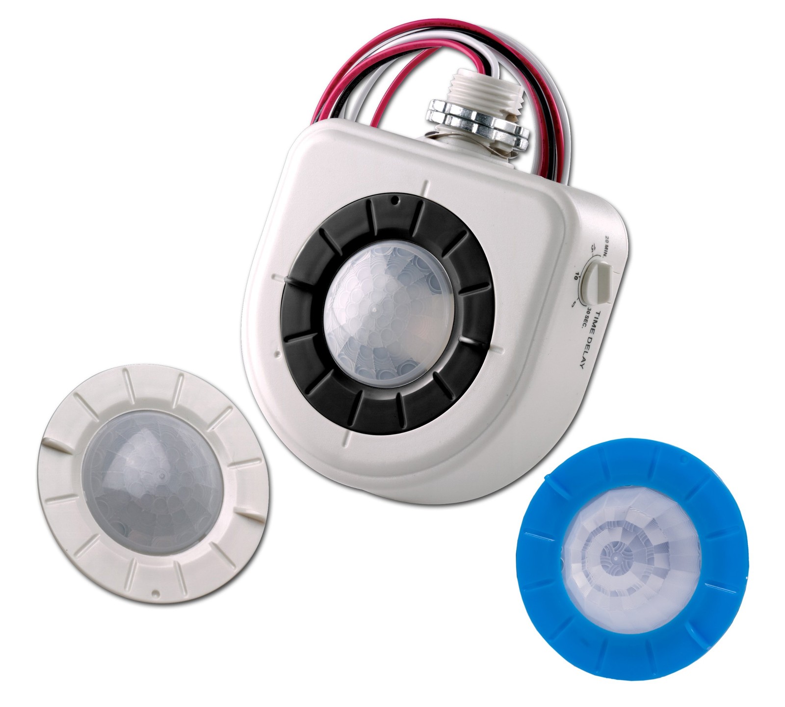 OSFHU-ITW Fixture-Mounted PIR High-Bay Sensor with 3 Interchangeable Lenses, ...