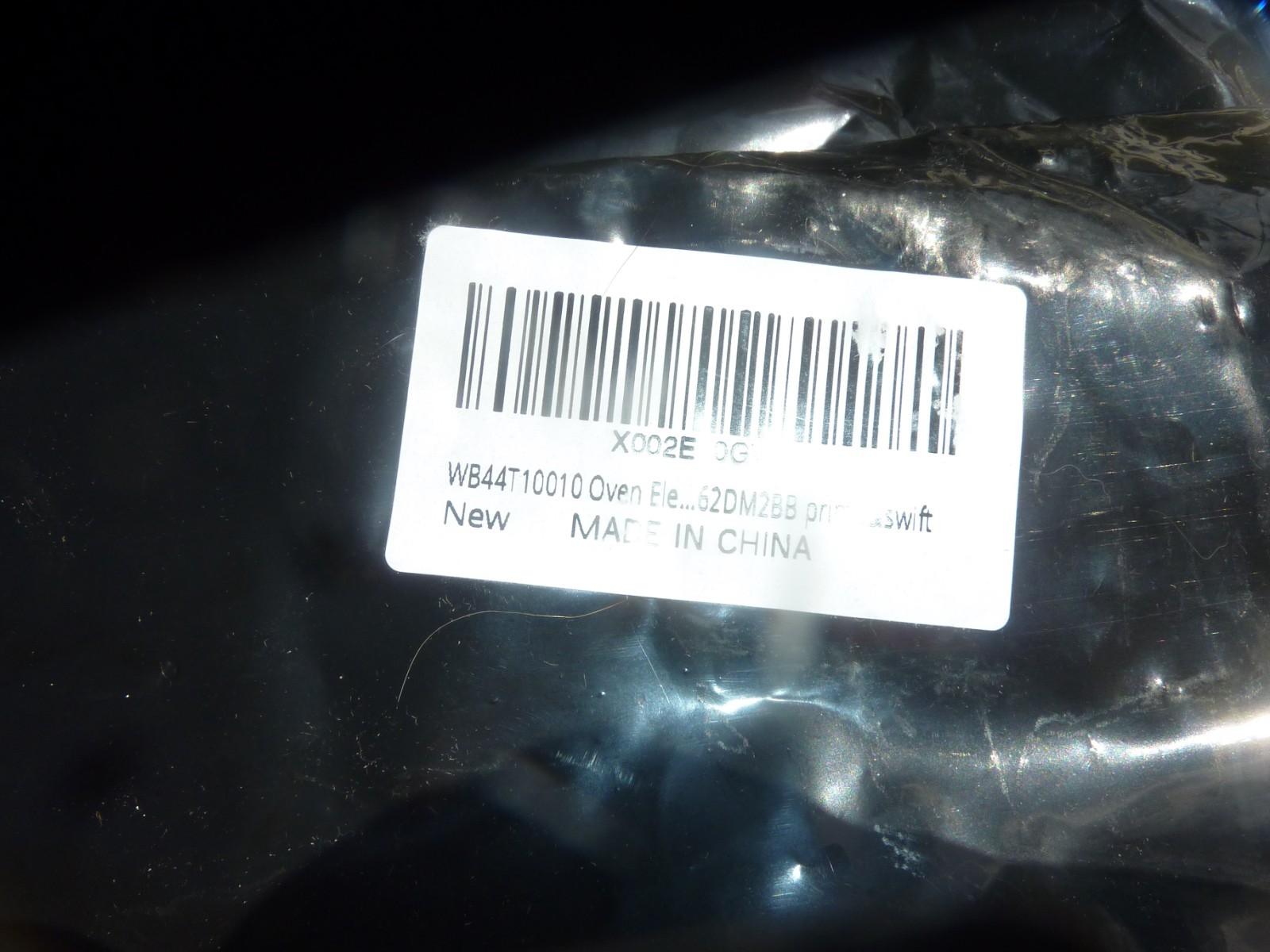 WB44t10010 Bake Element FOR GE New