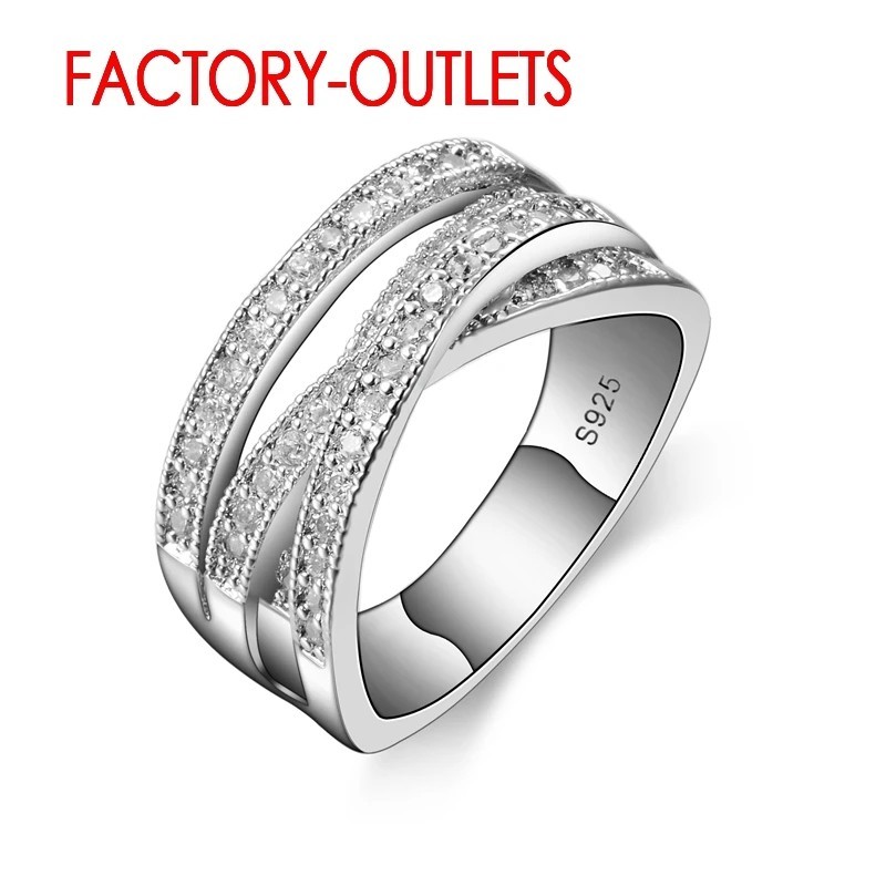 GENUINE STERLING SILVER 925 ENTWINING RUSSIAN WEDDING RING BAND SIZE SALE !