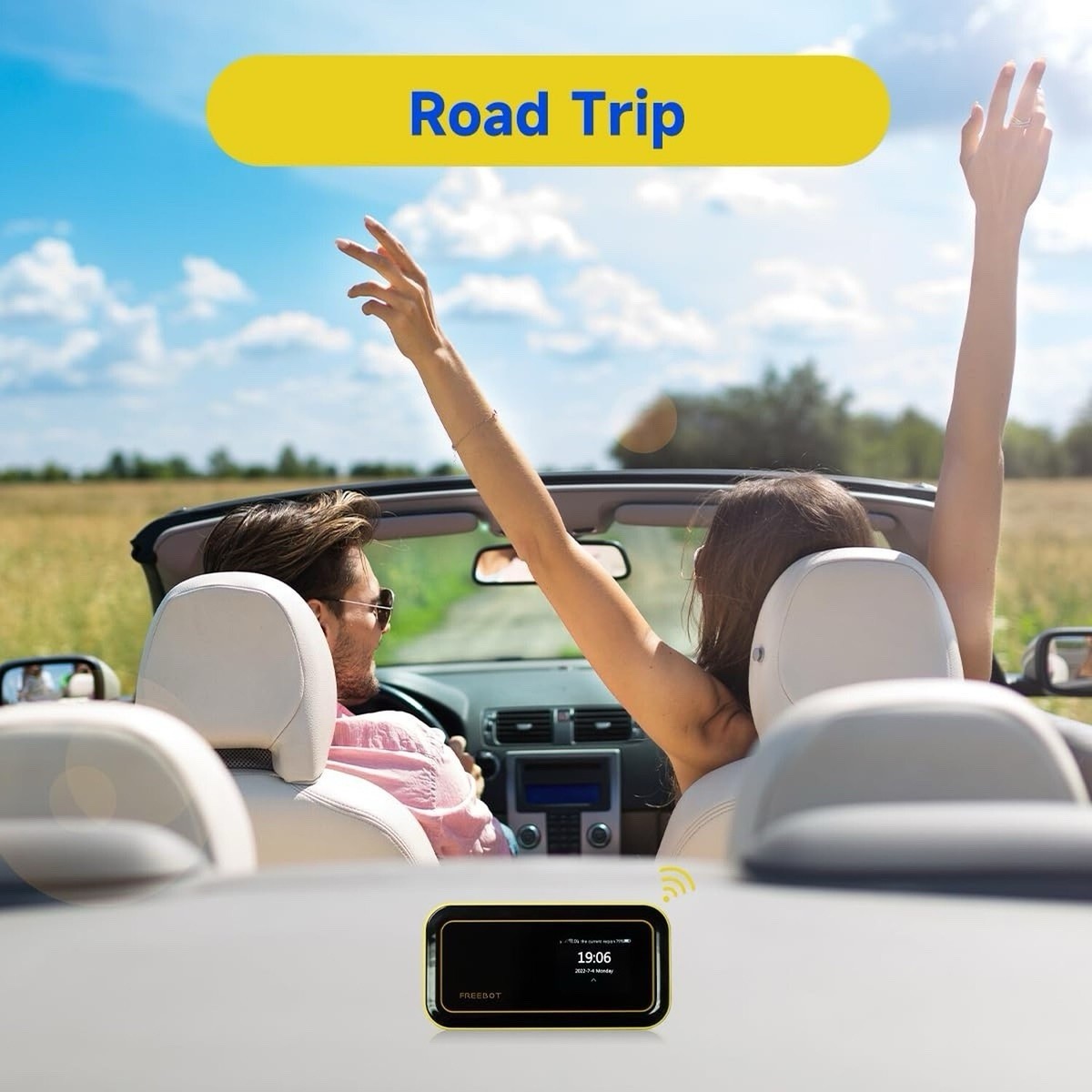 FREEBOT 4G LTE Mobile Hotspot Router - Open box