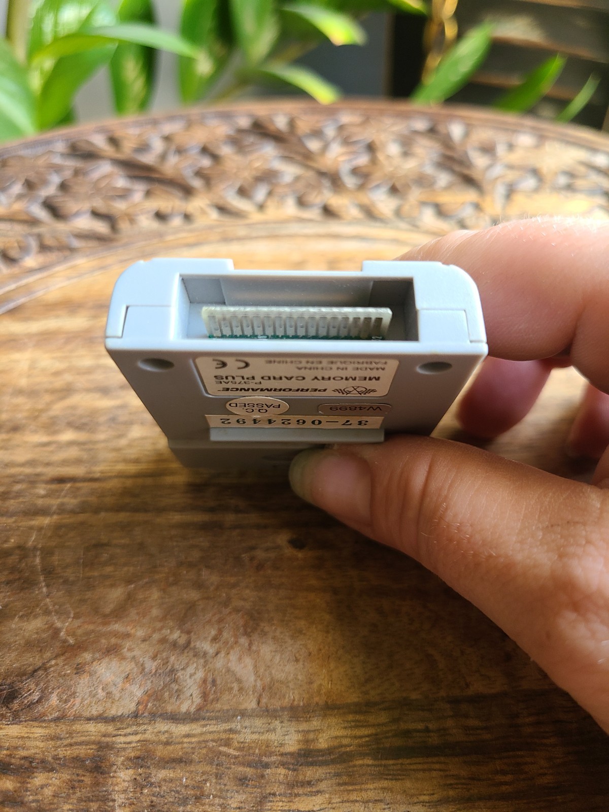 N64 Memory Card Plus Performance P-375AE 4 Bank Controller Pak Untested