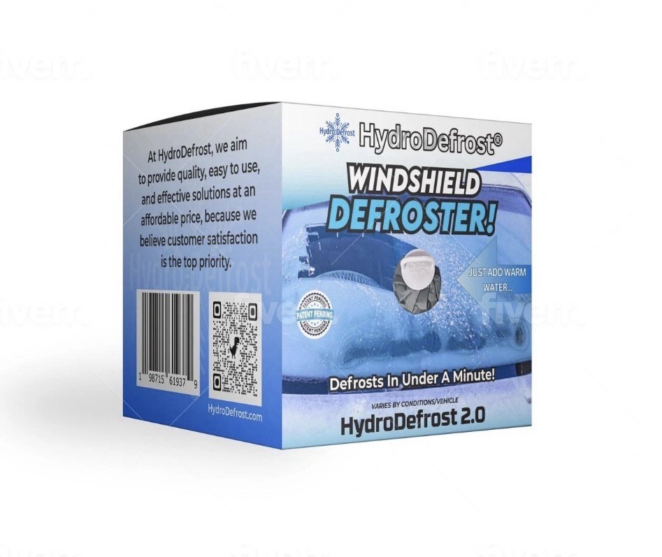 HydroDefrost 2.0 Windshield Defroster & Ice Remover | Fast De-Icing & Defrost