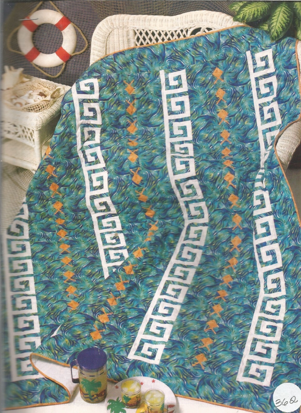 C0397  SEA RHYTHMS   QUILT PATTERN/INSTRUCTIONS