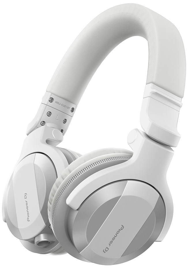 Pioneer DJ HDJ-CUE1BT-W Customizable DJ Headphones with Bluetooth - White