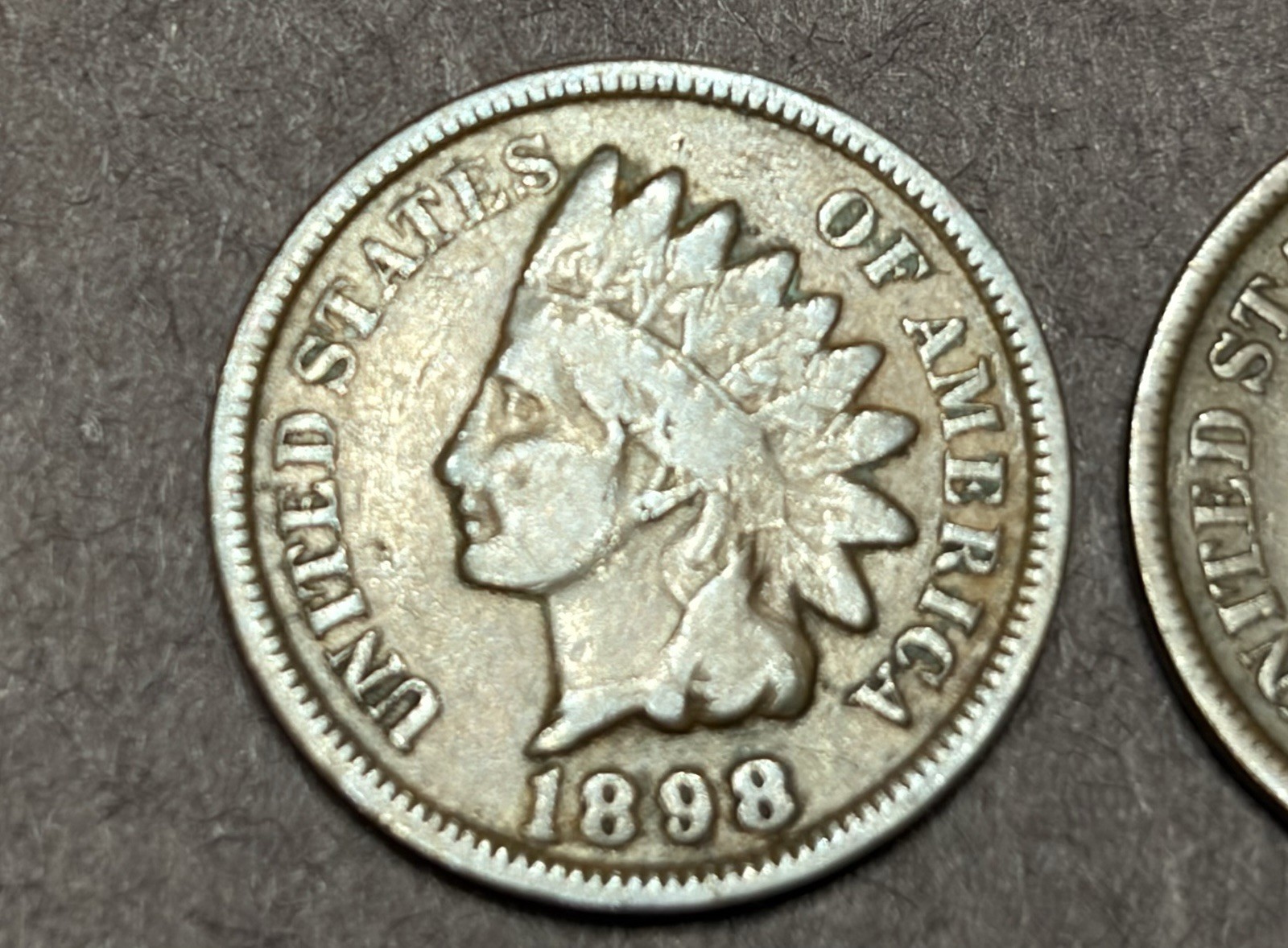Indian Head Cents, 10 Different Dates Nice G - F