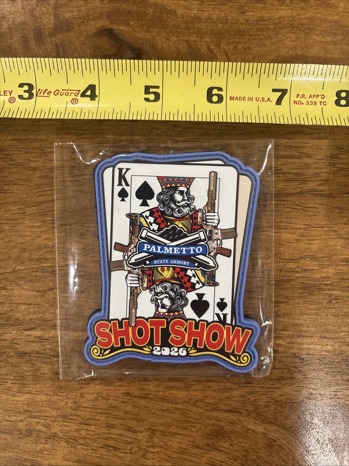 SHOT Show 2026 Palmetto State Armory PSA "King of Spades" Patch. Free Shipping!