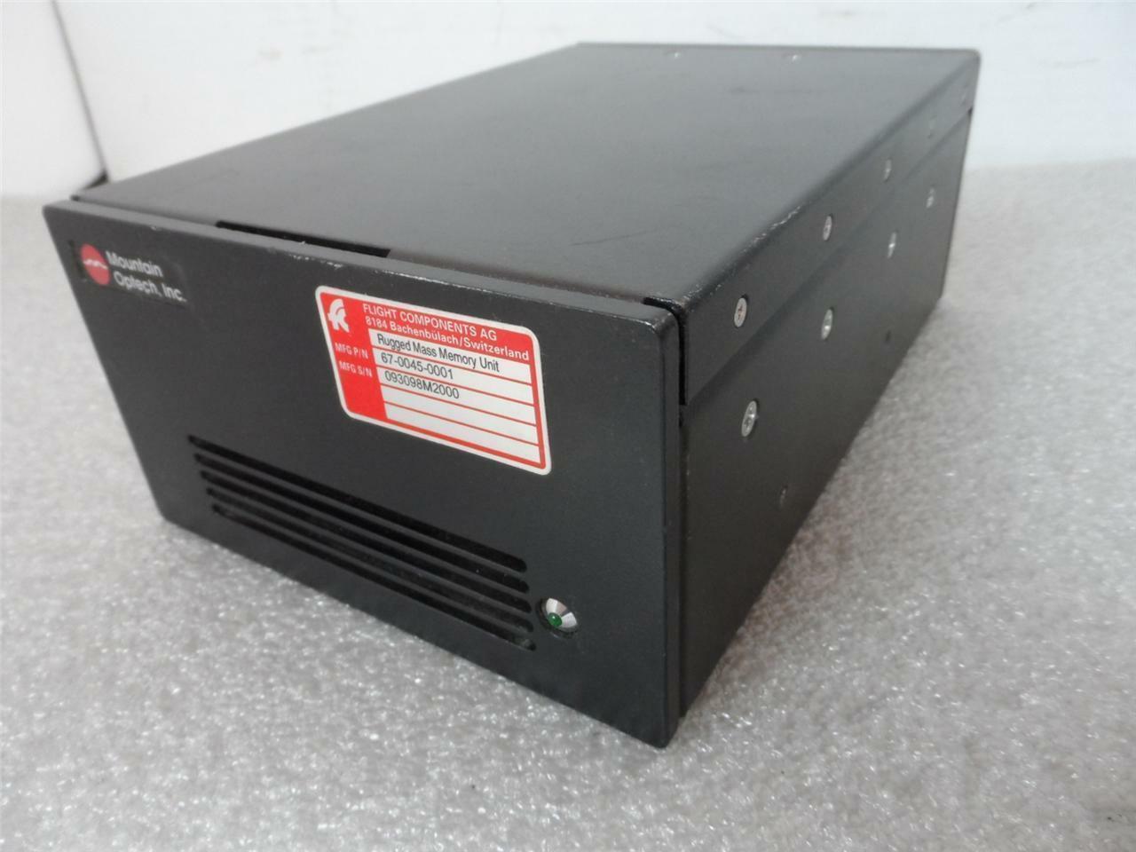 Flight Components AG P/N 67-0045-0001 Rugged Mass Memory Unit 4805.01:SE4000HD