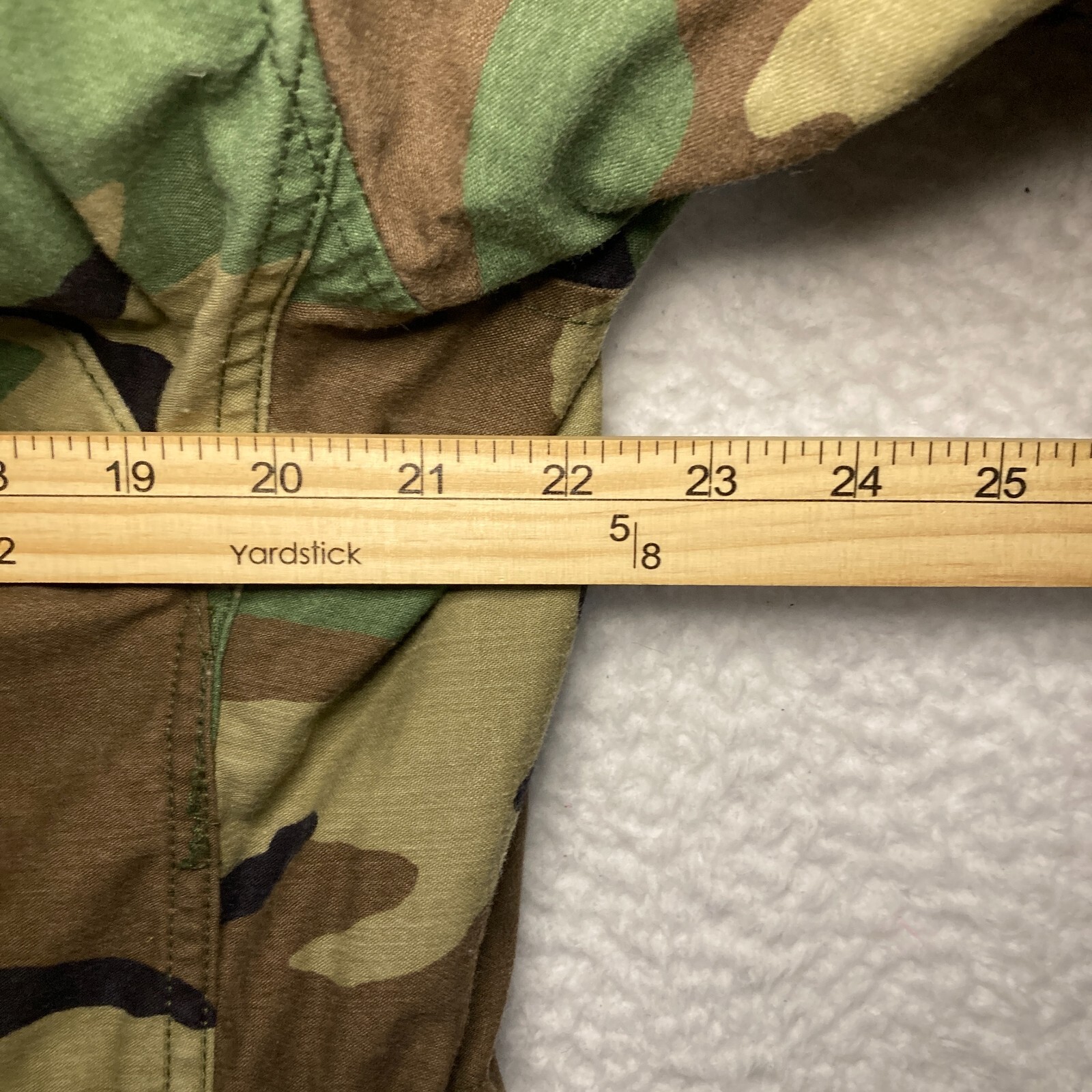 US Army M65 Woodland Camo Cold Weather Field Coat Mens M Military Jacket