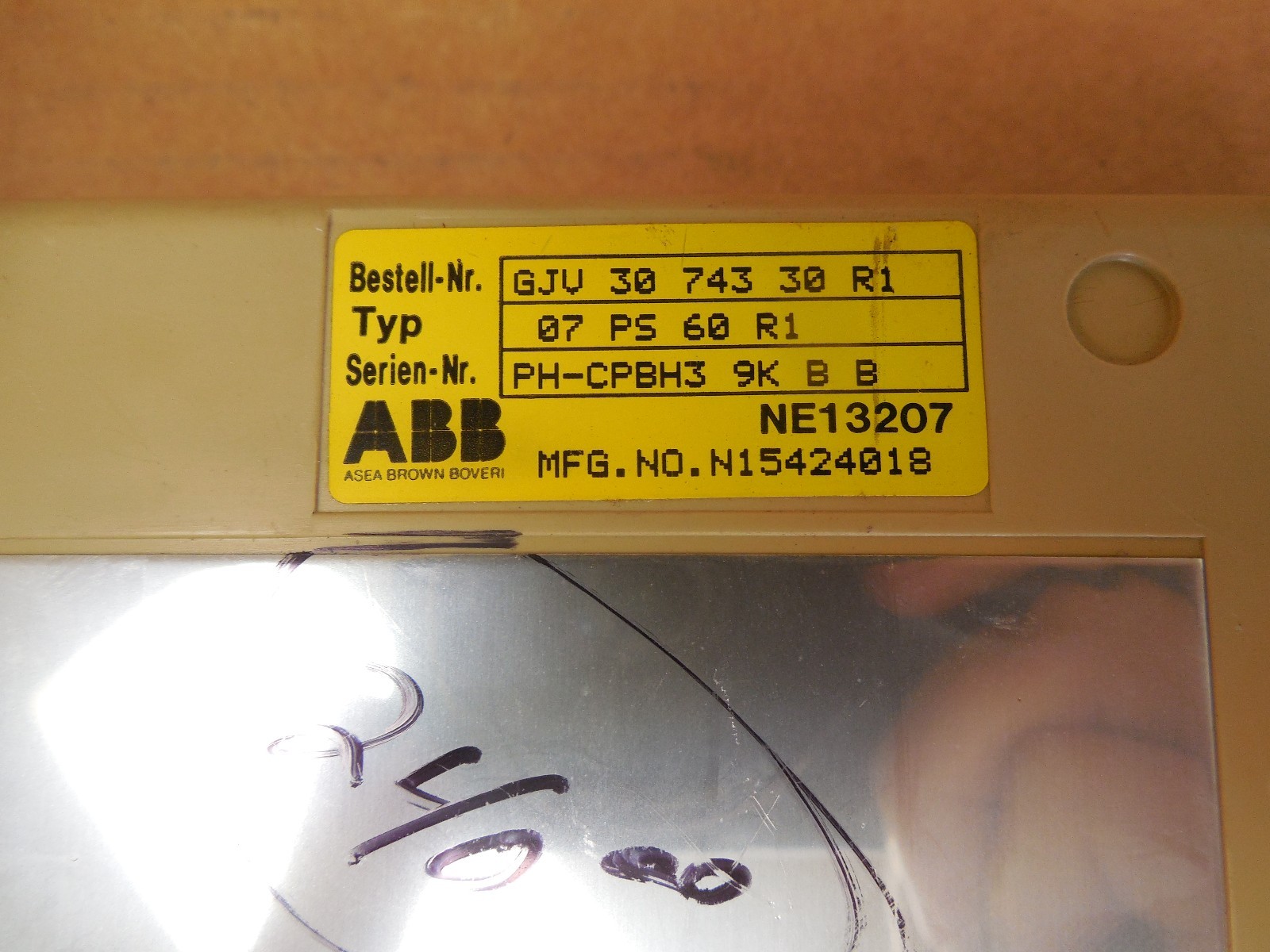 ABB 07-PS-60 Program Memory Module GJV3074330R1 07PS60R1 Used