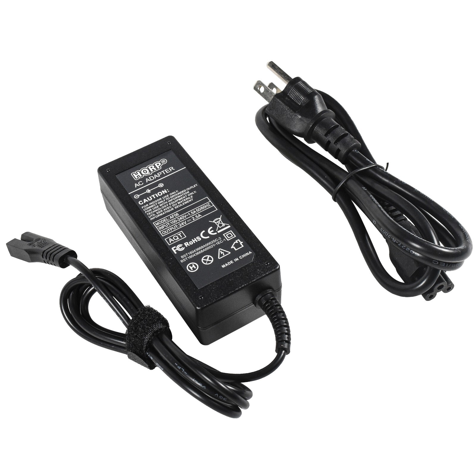 HQRP Adaptador de CA Cable de Alimentación para Qlive QL-2000 Masajeador del pie