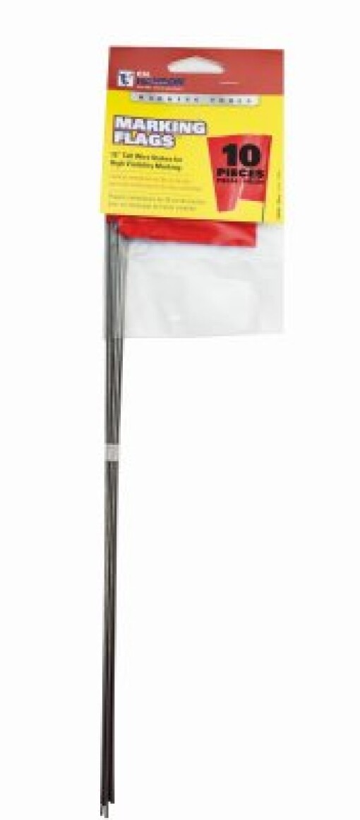 Hanson C H 15065 Glo Red Stake Flag 10pk - Quantity 12