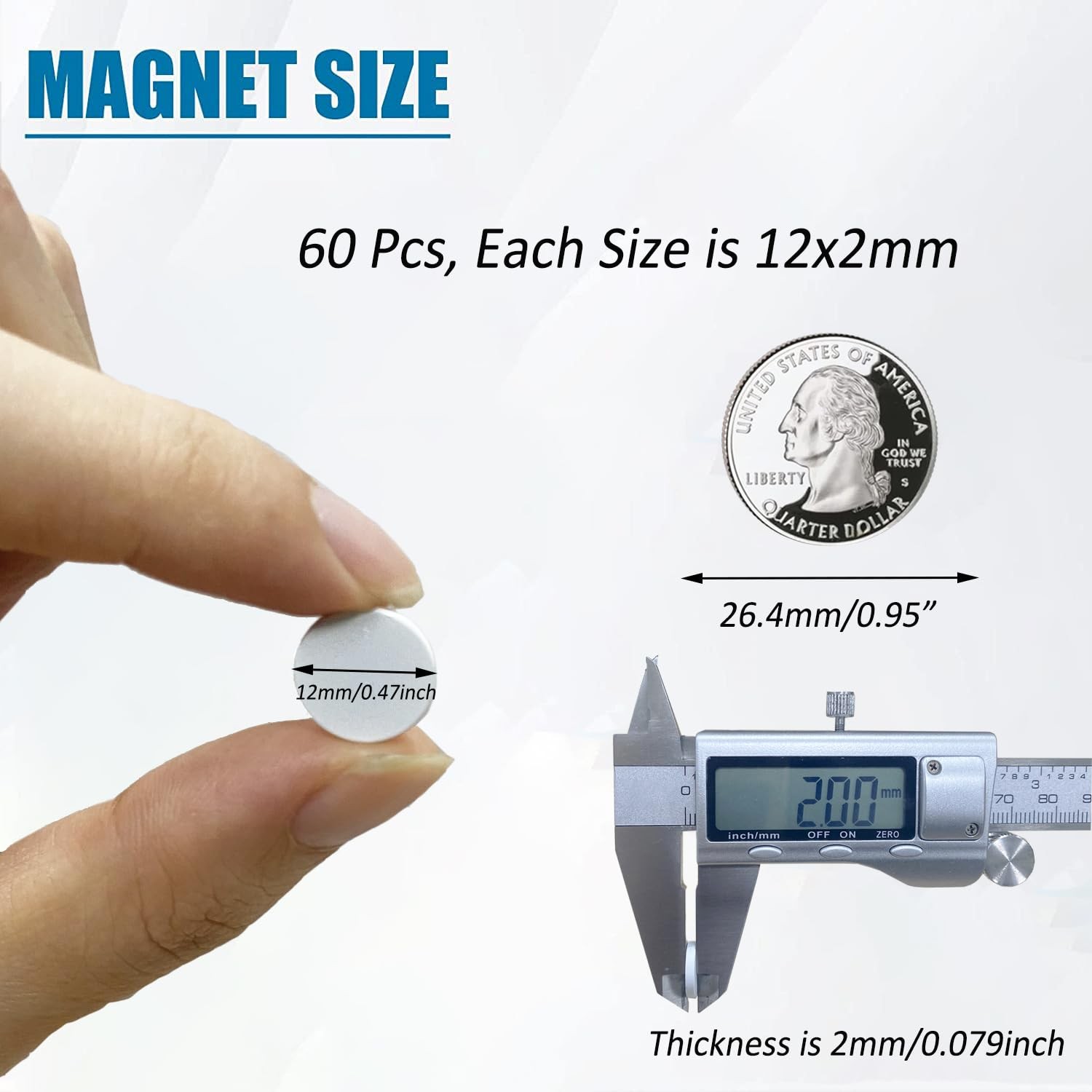 Small Neodymium Disc Magnets with Epoxy Coating,Waterproof Strong Mini Round ...