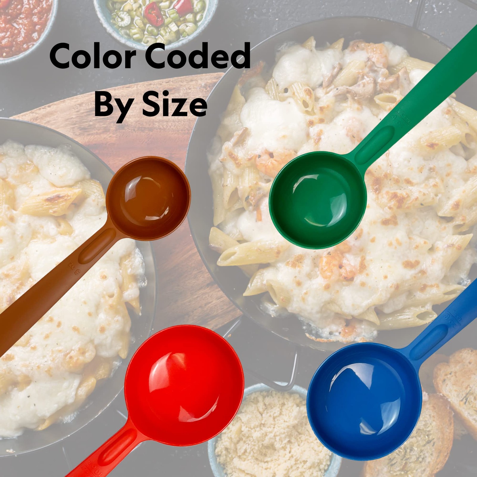 6 oz. Solid Round Circle Server Portion Utensil, Copolymer Plastic Heat Resis...