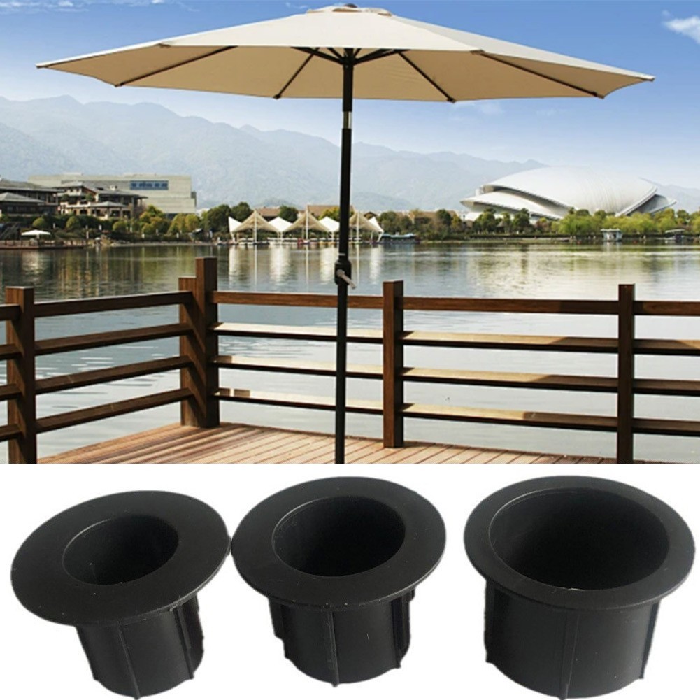 3pcs Umbrella Pole Bushing for Patio Table Hole Fit 28mm 48mm Diameter