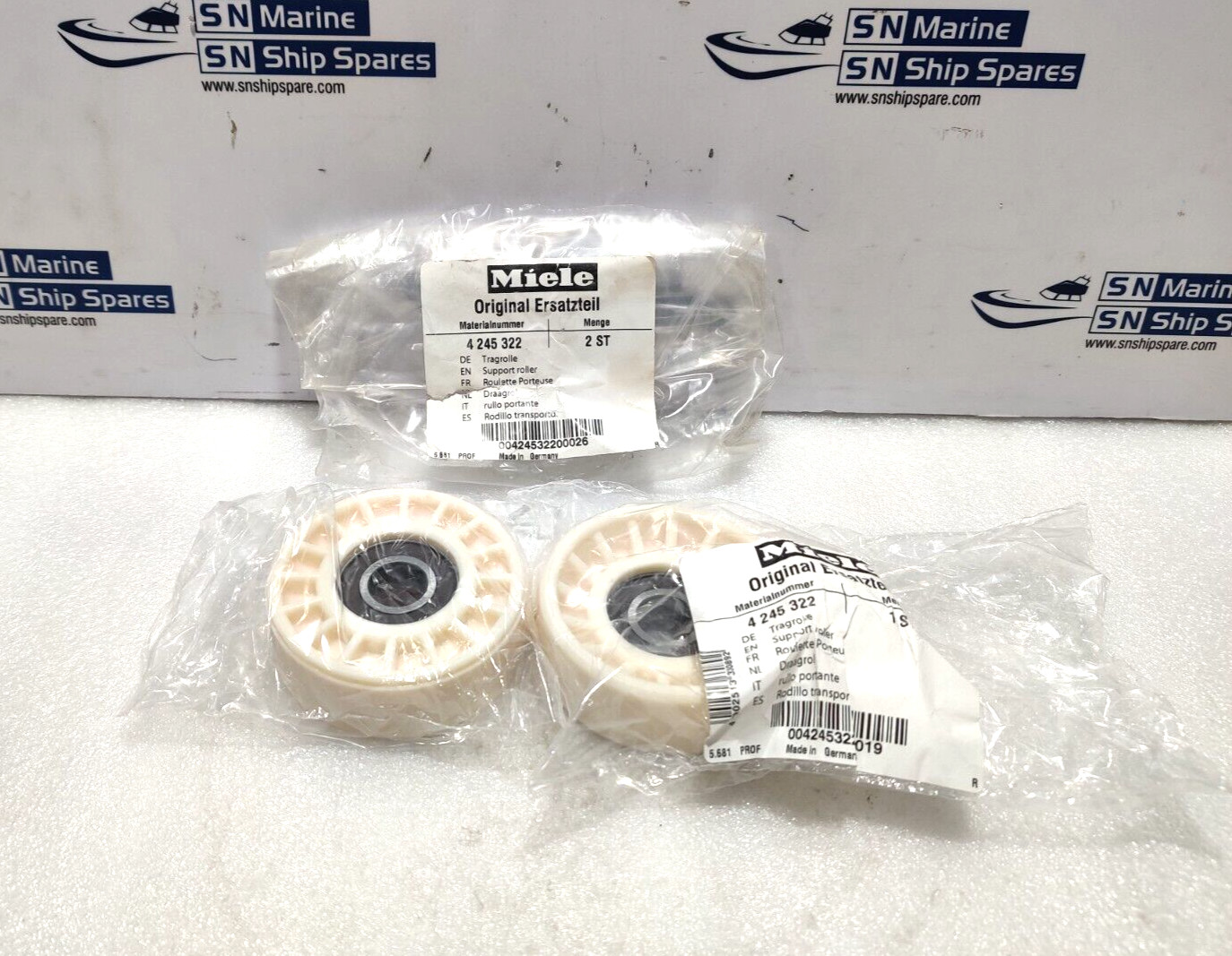 Miele 4 245 322 Support Roller 4245322