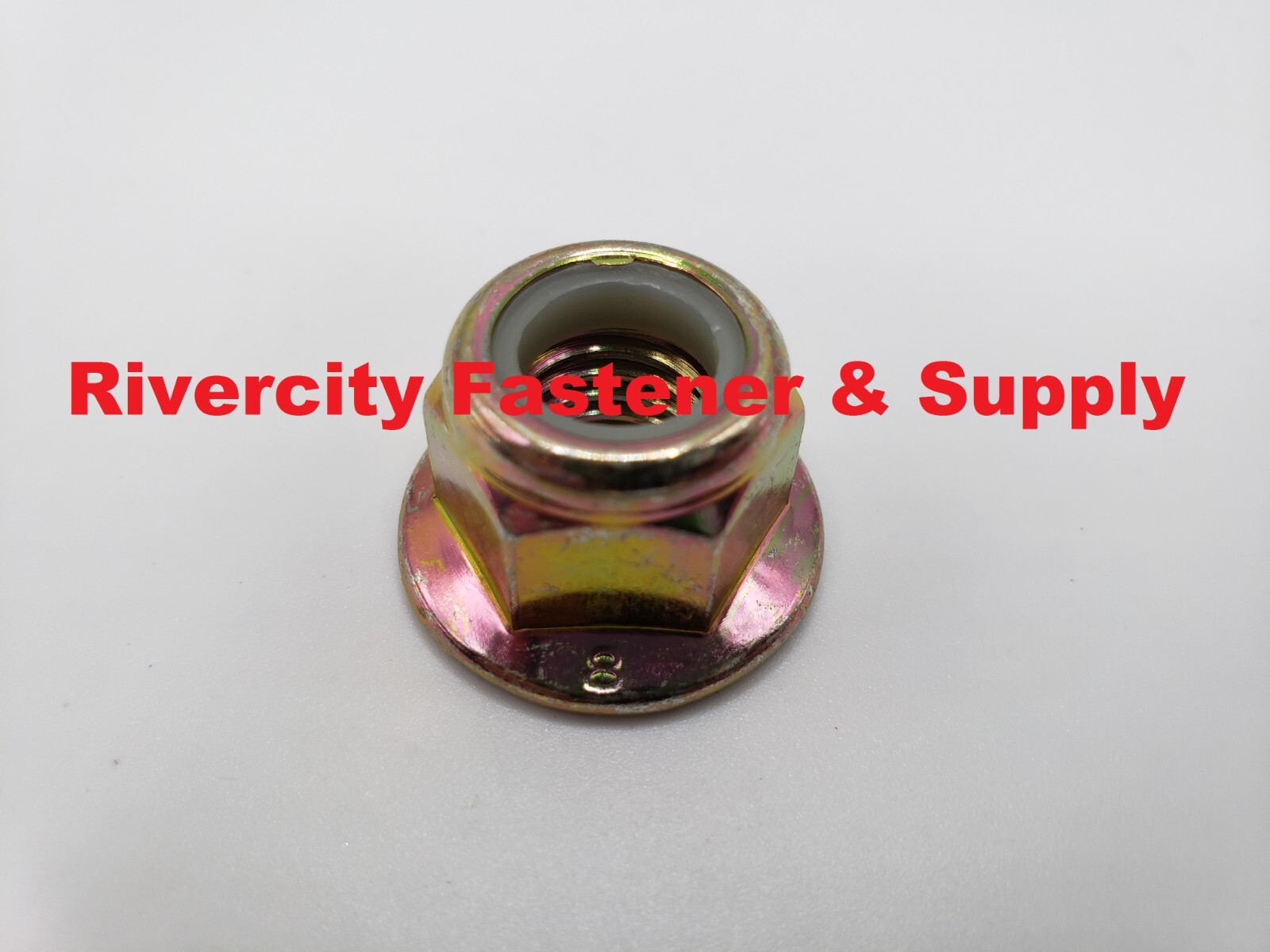 (4) M12-1.75 Flange Stop Lock Nut Nylon Insert M12x1.75 Nuts 12mm x 1.75 M12