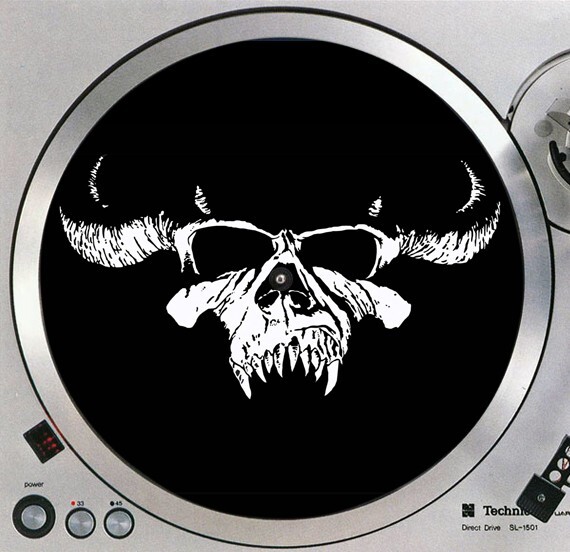 DJ Danzig Heavy Metal #1 Slipmat Turntable 12" LP Record Player DJ Audiophile x1