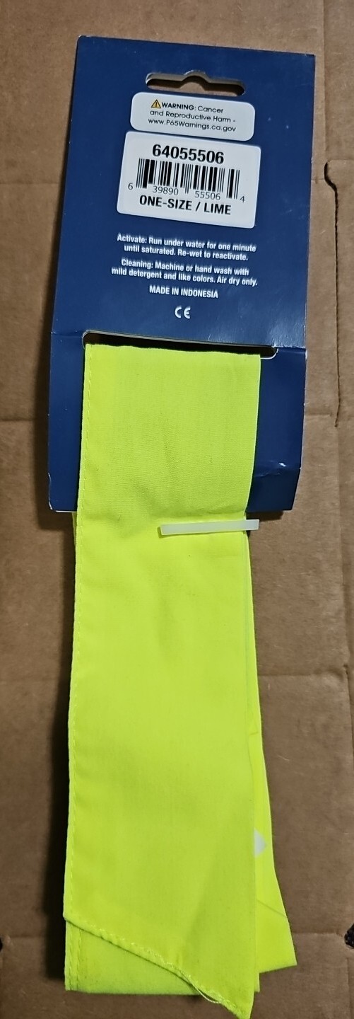 RADNOR™ Lime PVA/Cotton Bandana 64055506