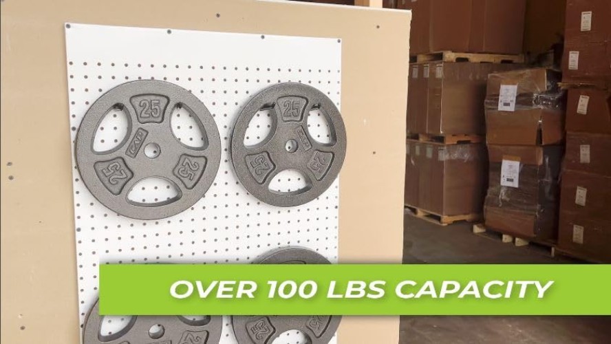 Maximize Space with 100 Black Peg Hooks - Durable, Easy Snap-In Installation