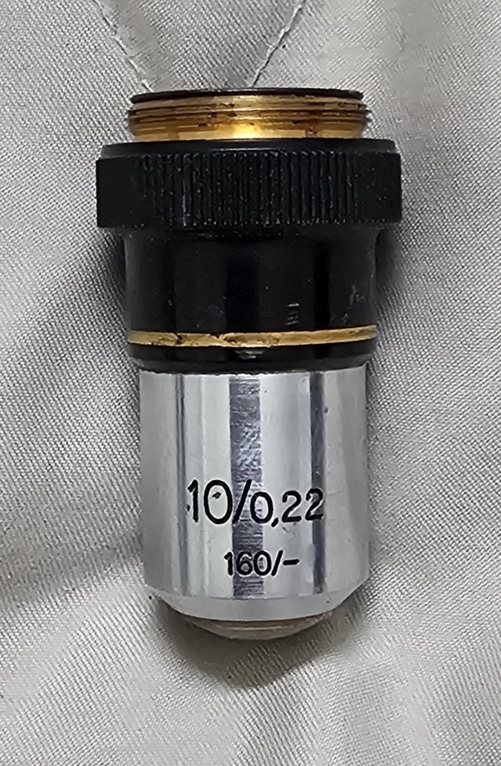 Zeiss Plan 10x/0.22 160/- Microscope Objective
