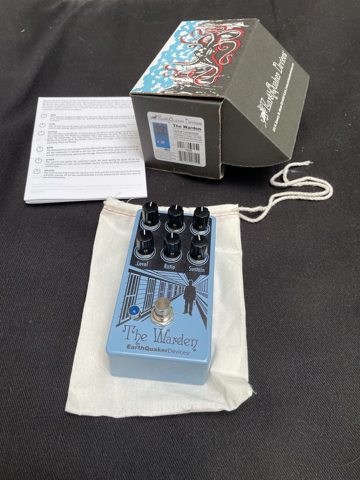 EarthQuaker Devices Warden Optical Compressor V2 Pedal
