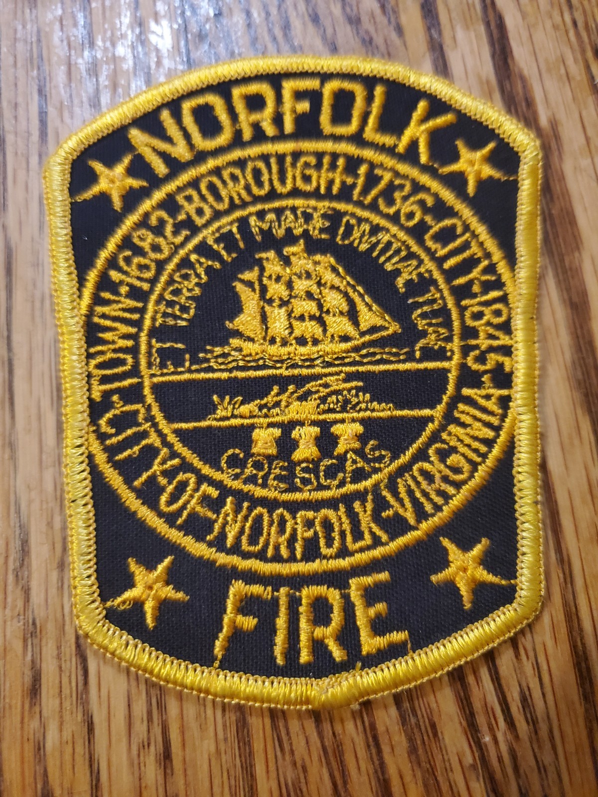 Vintage Norfolk Fire Department in Virginia