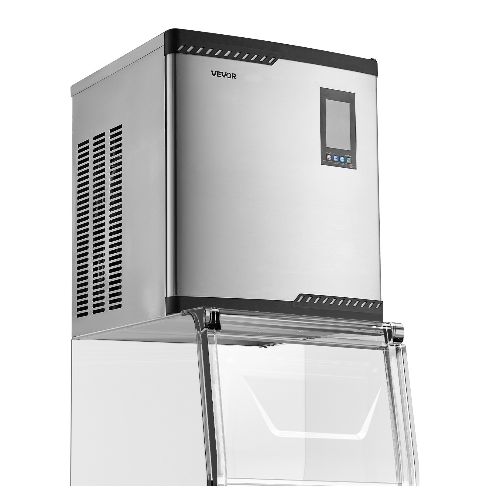 VEVOR Commercial Ice Maker Machine - Head 300 lbs/Day Self-Cleaning Ice Maker