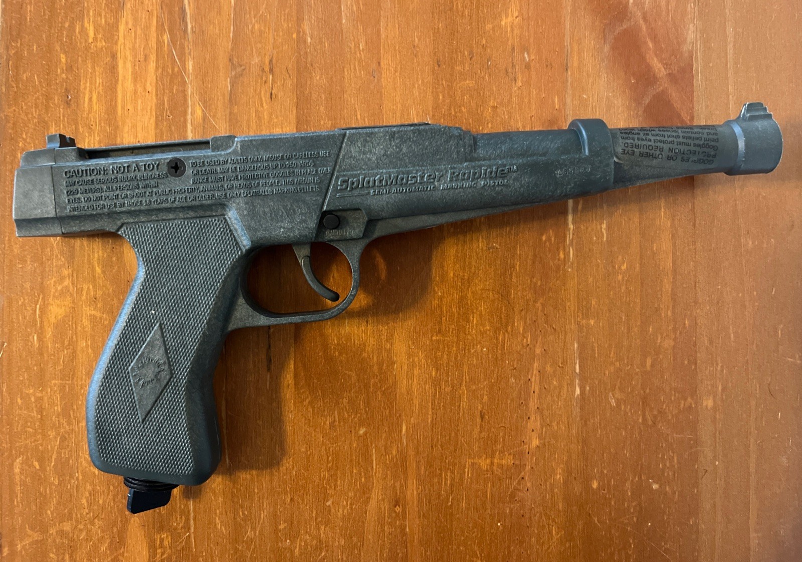 Vintage Old School Splatmaster Rapide Semi-Auto Paintball Pistol Gun