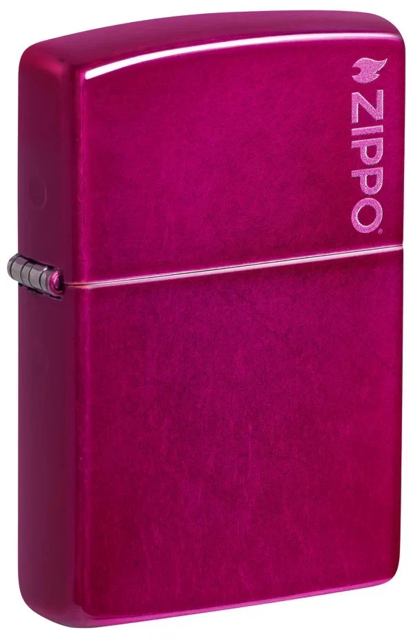 Zippo Classic Candy Raspberry Zippo Logo Color Image 24003ZL