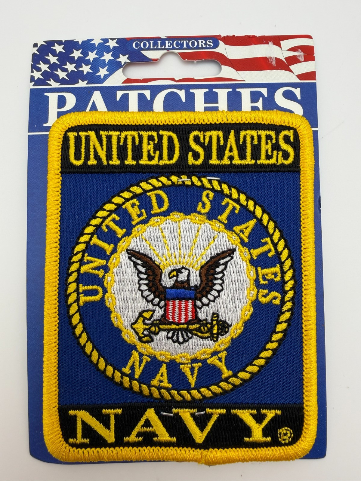 United States Navy Patch Wearable Iron-on Embroidered new NWT NOS