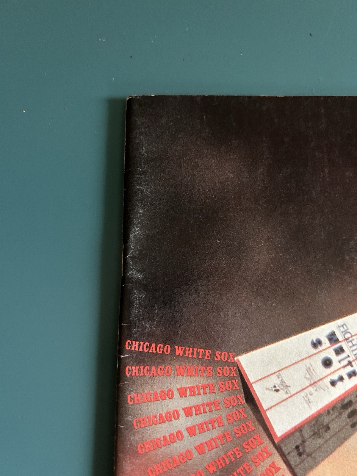 1982 Unscored Game Program Chicago White Sox v Milwaukee Brewers Yount HR MLB